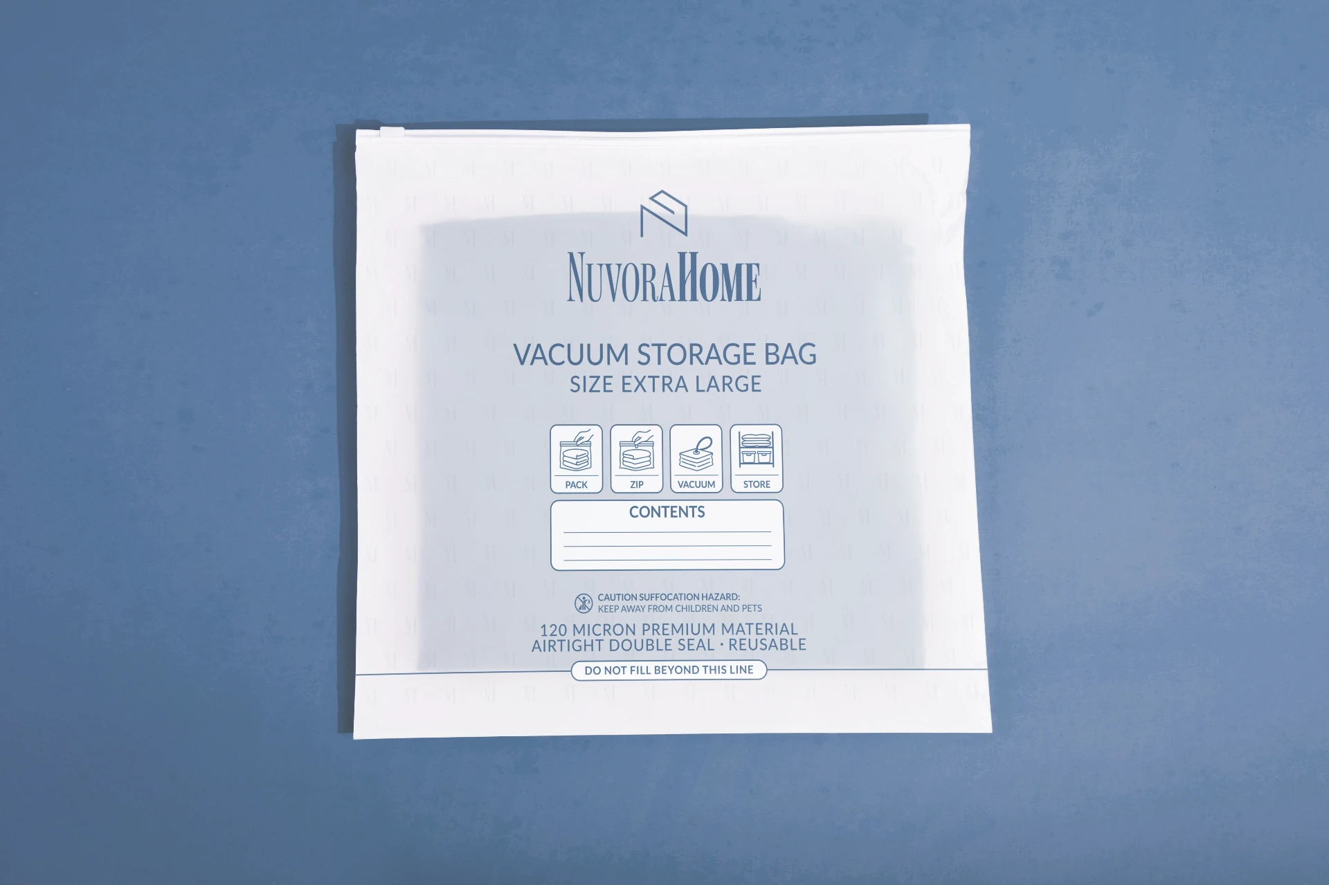 Nuvora Home vacuum storage bag — 120-micron premium material